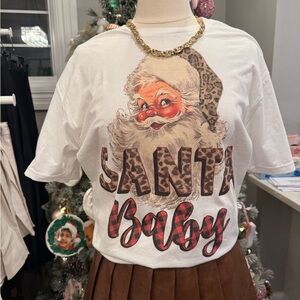 Santa Baby Kids T-Shirt - White